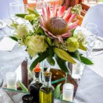 Wedding flower display