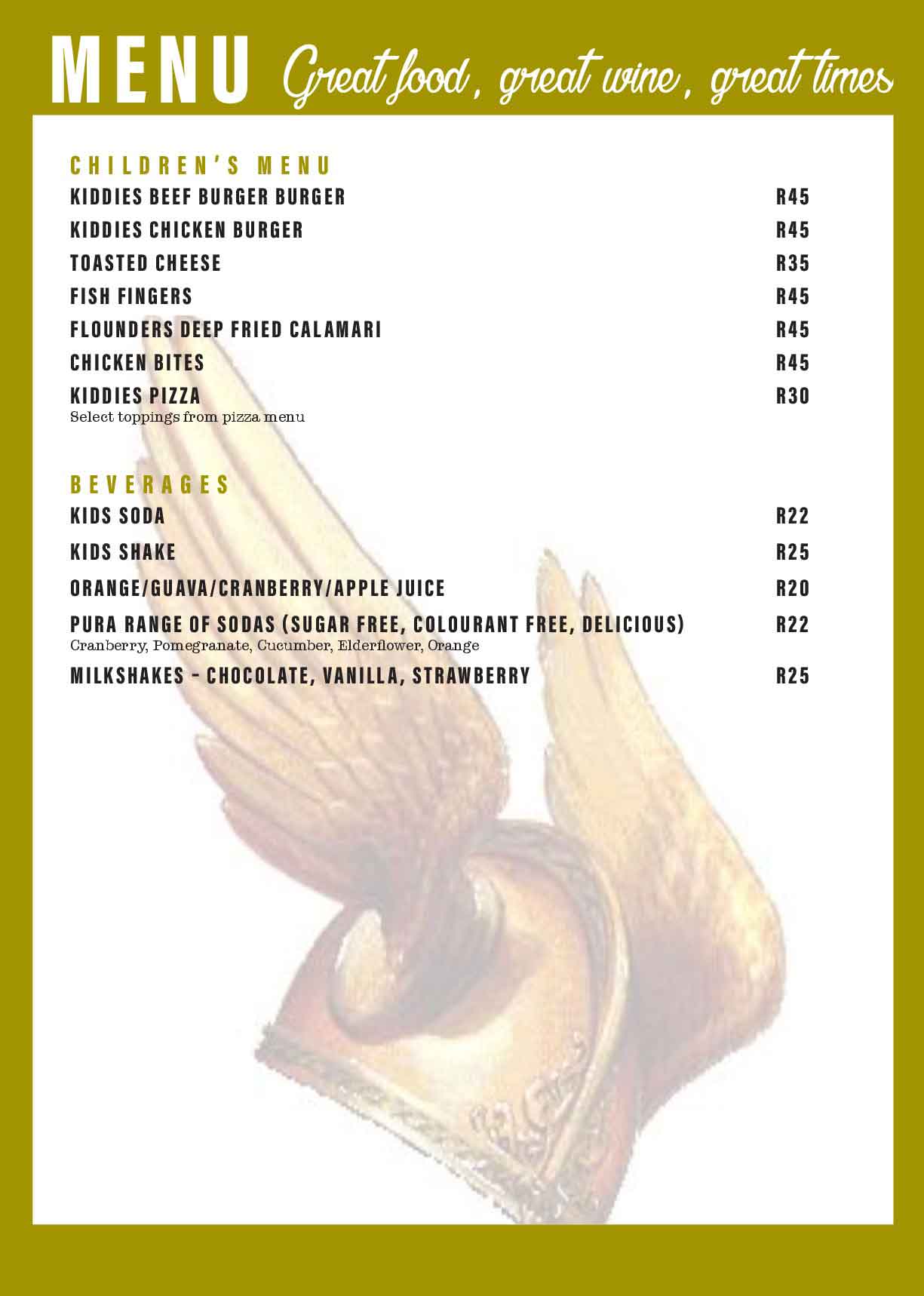 Monkey Valley Resort | Menu Page 6